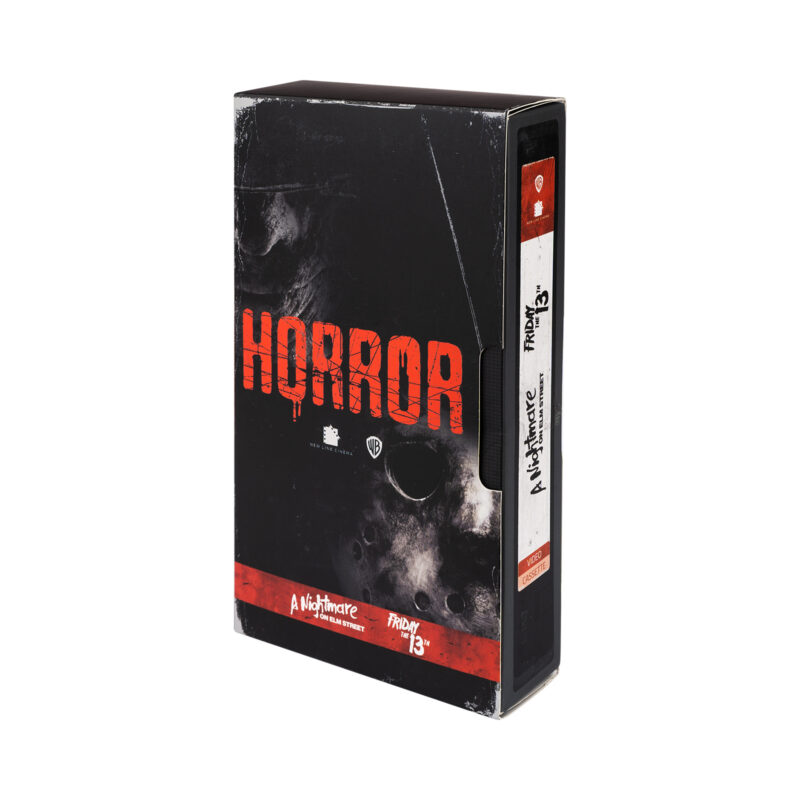 Σετ 2 ζευγάρια κάλτσες Horror movie ιδανικές για δώρο σε άντρα. Σε κουτί cinema. Λευκό και μαύρο χρώμα. Ιδανικές για καθημερινή χρήση. Min and match
